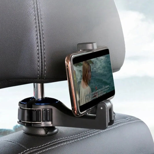 Multifunctional Car Rear Hook with Phone Holder